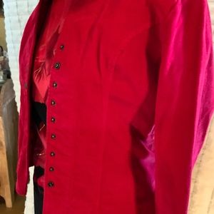 Red Corduroy Jacket Christopher Banks